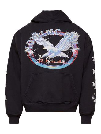 Rhude Relaxed-Fit Graphic Hooded Sweatshirt