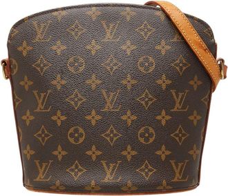 Louis Vuitton Brown Monogram Canvas Drouot Crossbody M51290 (Authentic Pre- Loved)