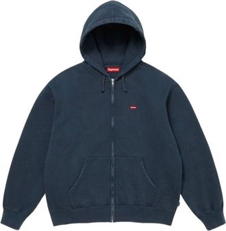 SUPREME FW26 Small Box Zip Up Hooded Sweatshirt Navy SUP-FW26-031-NVY