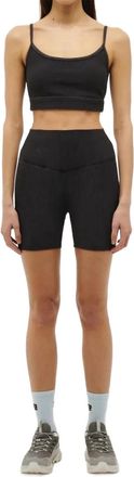 P.E Nation Actualise Bike Short In Washed Black