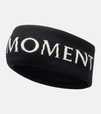 Perfect Moment Diadema de intarsia en mezcla de lana con logo