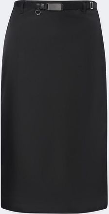 Prada Belted Re-Nylon pencil skirt
