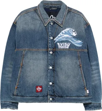 Moose Knuckles X Evisu Graphic Print Jacket