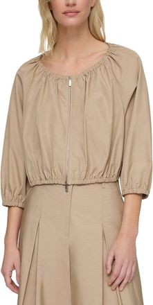 Lafayette 148 New York Zip Front Bubble Jacket