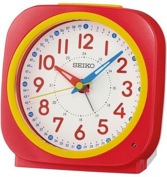 Seiko Reloj Despertador Seiko Qhe200r Pantalla Clara Alarma