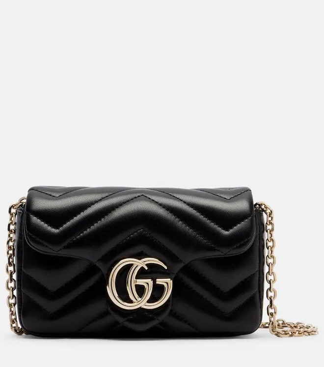 GG Marmont Mini leather shoulder bag
