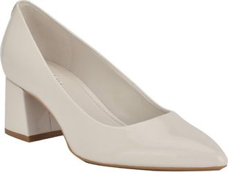 Calvin Klein Lenott Pointed Toe Pump in Ivory at Nordstrom, Size 7.5