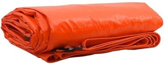 vidaXL Tarpaulin 650g / m&sup2; Orange 6 x 8 m Canvas with PVC Coating vidaXL