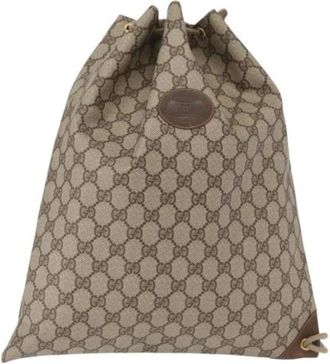 Gucci Pre-owned Bucket Bags, female, Beige, Size: ONE SIZE Pre-owned Plastic Bucket Bag