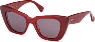 Max Mara MM0099 GLIMPSE5 66A Womens Sunglasses Red Size 50