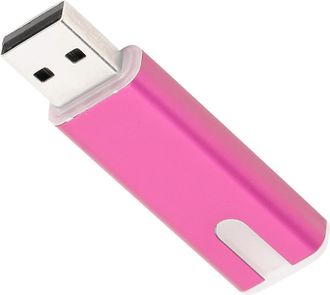 OEM Memoria Usb De 32 Gb Con Indicador Led, Copia De Seguridad De Datos, Plug And Play, Interfaz Usb 2.0, Dise&ntilde;o Giratorio, Mini Rosa Roja, Con Orificio P