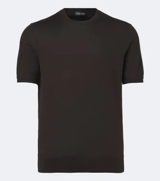 Tom Ford T-shirt in cashmere e seta