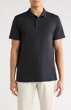 90 Degree by Reflex Short Sleeve Jersey Polo in Black at Nordstrom Rack, Size Xx-Large