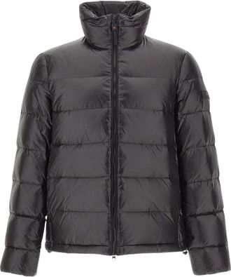 Peuterey Keke Lks Quilted Down Jacket - Heren - Gewatteerde jassen - Zwart - S - Leer - Jassen
