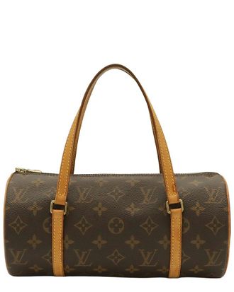 Louis Vuitton Brown Coated/Waterproof Canvas Papillon 26 (Authentic Pre-Loved)