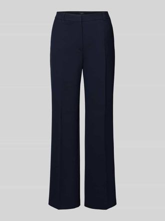 s.Oliver Black Label Hose mit Bügelfalten in Marine, Größe 34/32