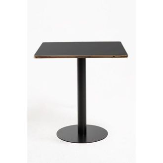 Regalos Miguel Mesas Auxiliares - Mesa Firro Cuadrada 70cm Negra - Negro