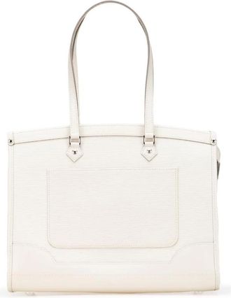 Louis Vuitton Pre-owned Shoulder Bags, female, White, Size: ONE SIZE Pre-owned Leather Tote Bag