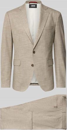 Cinque Regular Fit Anzug aus Viskose-Mix Modell Dalotti in Beige, Gr&ouml;&szlig;e 102