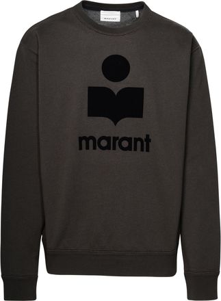 Isabel Marant Black Cotton Blend Sweatshirt