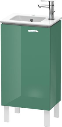 Duravit Duravit L-cube Mueble De Aseo Vertical, 1 Puerta, Con Bisagra A La Izquierda, 420mm, Para Me By Starck 072343, Color: Jade Laca Alto Brillo - Lc6273l0