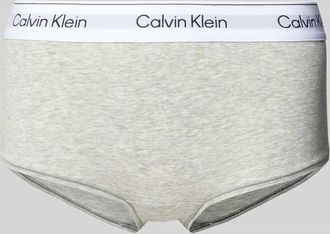 Calvin Klein Underwear Panties mit Logo-Stitching Modell Boyleg in Hellgrau, Größe XL