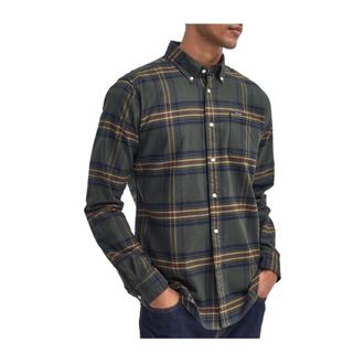 Barbour Hombre, Camisas, Verde, Talla: 2XL