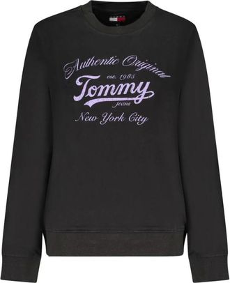 Tommy Hilfiger Mujer, Sudaderas, Negro, Talla: L