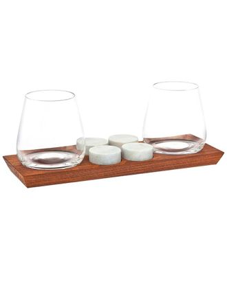 Godinger Hudson 7pc Whiskey Double Old Fashion Set
