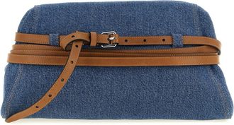 Moschino Blue Tie Me Clutch