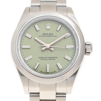 Rolex Oyster Perpetual Automatic Chronometer Green Dial Ladies Watch M276200-0006