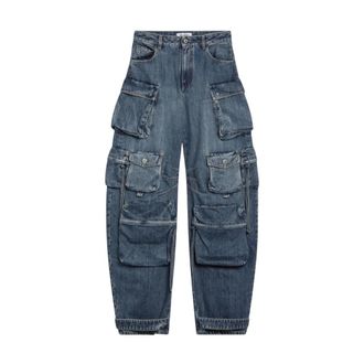 The Attico Dames, Jeans, Blauw, Maat: W27 Katoen