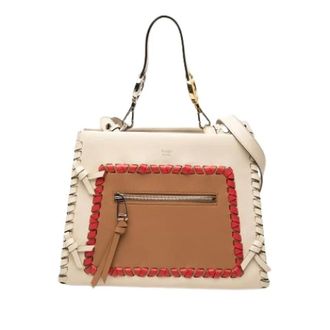 Fendi Pre-owned Runaway Satchel - Dames - Pre-owned - Beige - Maat: ONE Size Leer