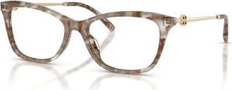 Tory Burch 55mm Square optical glasses in Brown at Nordstrom