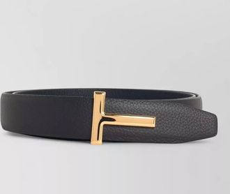Tom Ford reversible textured leather belt premium design