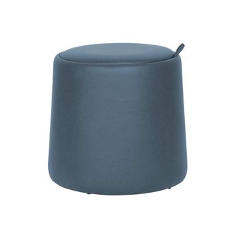 Mobili Rebecca Pouf Sgabello Contenitore Mobili Rebecca Ranunculus 42x45x45 Pu Legno Mdf Blu Moderno