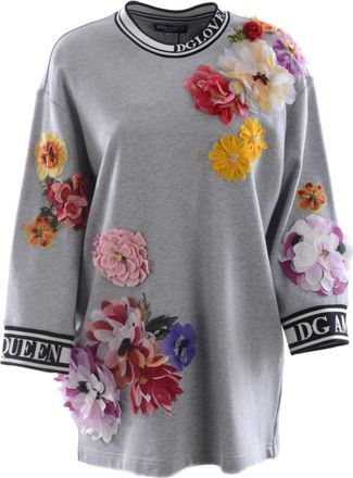 Dolce & Gabbana Women Flowers Sweatshirt
