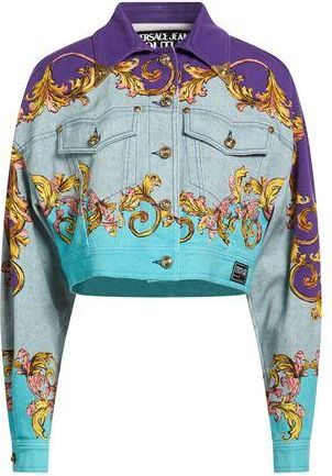 Versace COATS & JACKETS - Denim outerwear on YOOX.COM