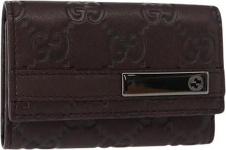 Gucci Pre-owned Accessories, female, Brown, Size: ONE SIZE Pre-owned Key Case