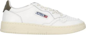 Autry White Medalist Low Leather Sneakers