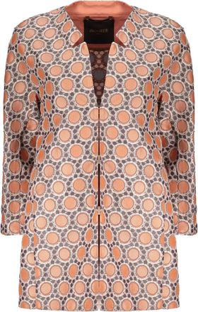 Moorer Giacca con motivo geometrico - Grigio