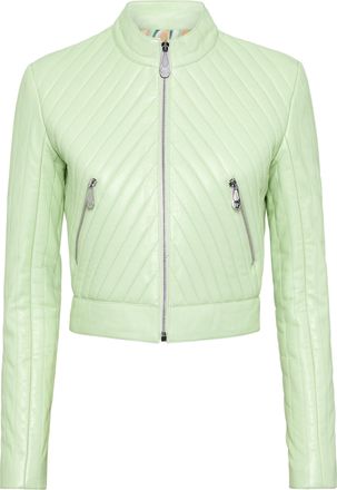 Philipp Plein Leren Motorrijder Flame