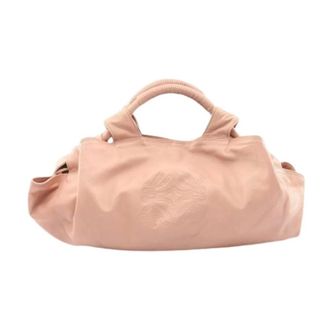 Loewe Pre-owned Handbags, female, Pink, Size: ONE SIZE Pre-owned Nappa Aire Handbag