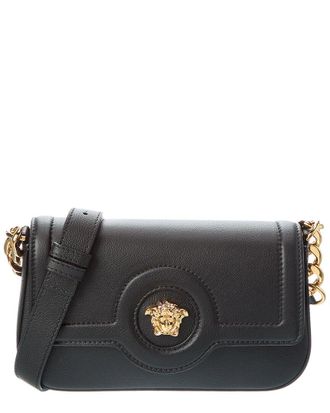 Versace La Medusa Leather Shoulder Bag