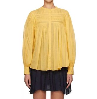 Isabel Marant Plalia Blouse In Sunlight