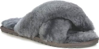 Emu Womens Sheepskin Slippers In Charcoal