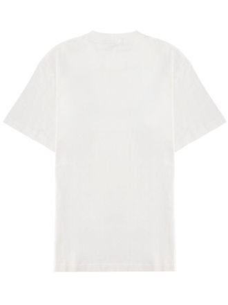 Stone Island Patch Logo Cotton T-Shirt - White