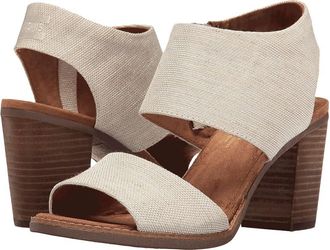 Toms Majorca Cutout Sandal Womens Shoes Natural Yarn-Dye : 9.5 B - Medium, Leather
