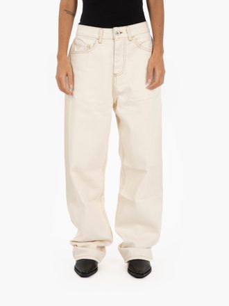 Ymc You Must Create Jeans in twill ecru