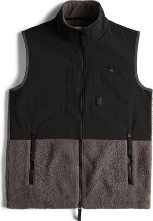 Topo Designs Subalpine Fleece Vest - Mens Charcoal